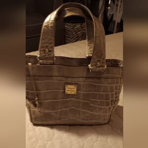 Dooney & Bourke Gray Croc-Embossed Women's Bag